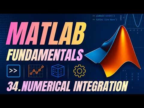 MATLAB - Numerical Integration: trapz & integral basics