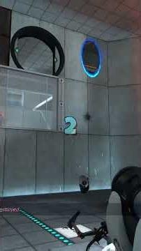 How fast can you beat this Chamber? #portal #speedrun #gaming
