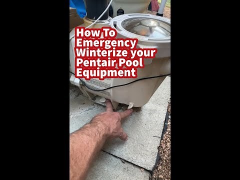 Emergency Winterization for Pentair Pool Equipment | Protect Your Investment