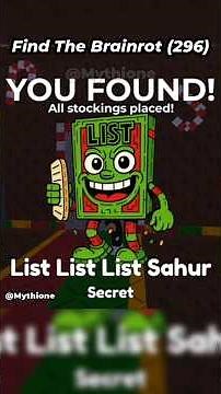 How To Get List List List Sahur | Find the Brainrot ROBLOX