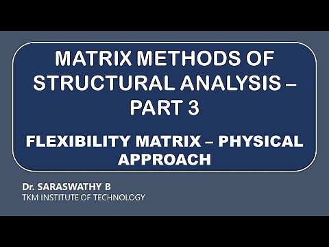 Flexibility Matrix Method | Physical Approach