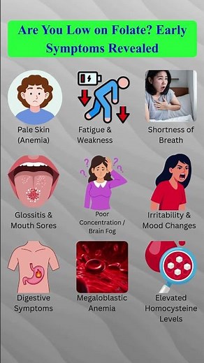 Folate Deficiency Symptoms: 9 Warning Signs Your Body Is Sending #healthylifestyle #healthydiet