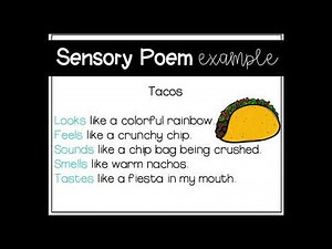 Sensory Poems - Google Slides