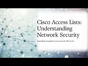 Cisco Standard Access List (ACL) Lab in Packet Tracer | Step-by-Step Tutorial