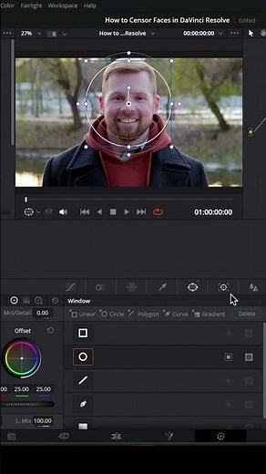 How to Censor Faces in DaVinci Resolve