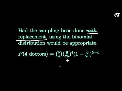 The Hypergeometric Distribution: An Introduction (fast version)