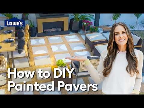 How to DIY Custom Painted Pavers | The Weekender Essentials
