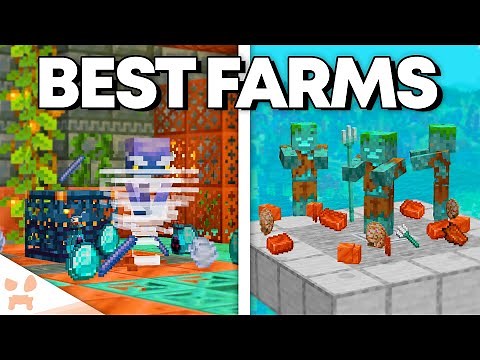 The BEST FARMS For Minecraft 1.21! (build these right now)