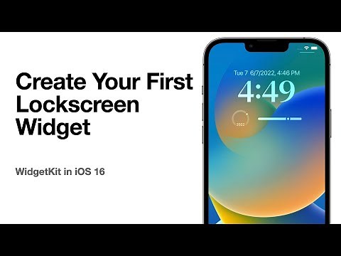 Create your first Lockscreen Widget | iOS 16 WidgetKit Tutorial