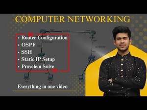 Complete Cisco Router Configuration Tutorial | OSPF, SSH, and Static IP Setup Explained Step-by-Step