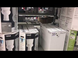 Lowe’s toilets on display