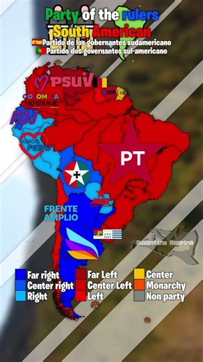 Party of the rulers South American #mapping #mapper