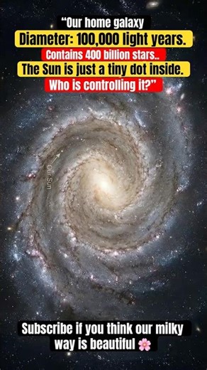 Our Sun Is Just a Dot in the Milky Way 🌌 #MilkyWay #Universe #Shorts