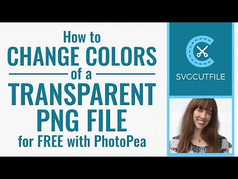 How to Change Colors of a transparent PNG file Online for Free with PhotoPea