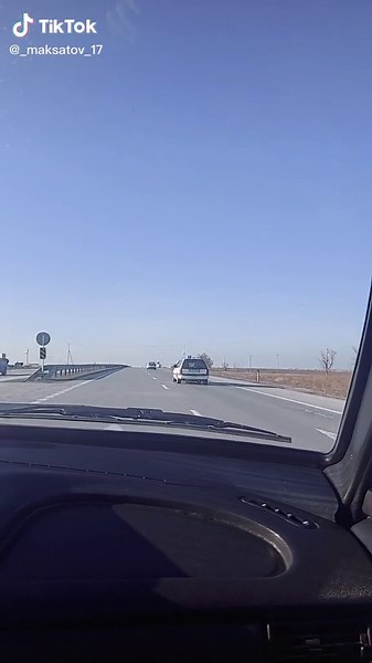 First-Person Driving Experience on a Clear Highway