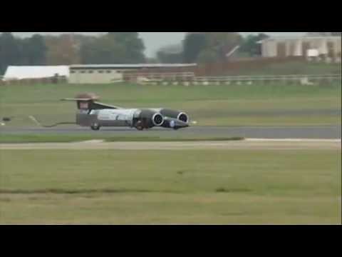 Thrust SSC Test Runs - the fastest car in the world