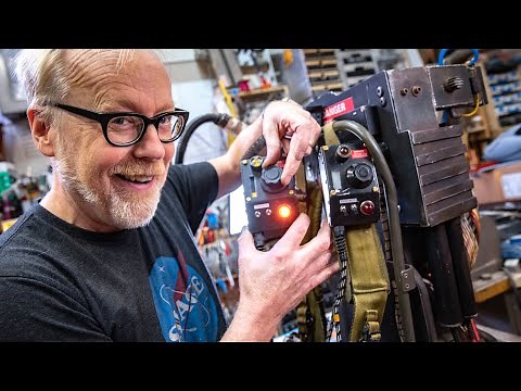 Adam Savage's Ghostbusters Proton Pack Mod Gets Replicated!