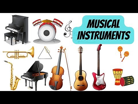 Musical Instruments Names and Sounds for Kids to Learn