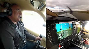 Watch a single pilot fly an RNAV approach in real time
