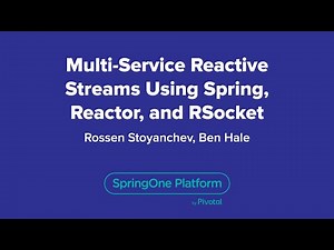 Multi-Service Reactive Streams Using Spring, Reactor, and RSocket