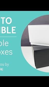 Foldable Gift Boxes - How to Assemble