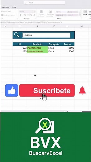 🚀 Crea un Buscador Dinámico en Excel (Como Google)