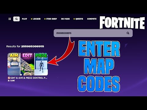 How to ENTER MAP CODES in Fortnite | Fortnite Tutorial
