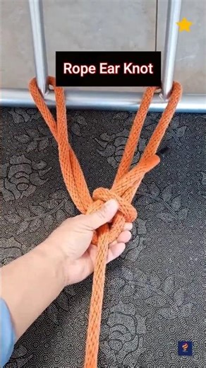 Double Loop Rope Ear Knot — Super Useful Knot Tutorial! #shorts #knot