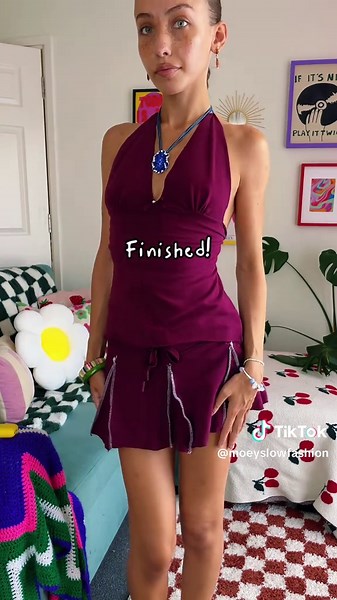 Upcycling Joggers into a Stylish Summer Set