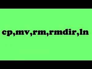 3-commande linux cp ,mv ,rm ,rmdir ,ln #darija