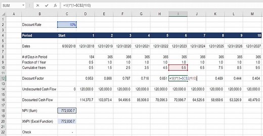 Discount Factor