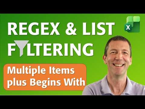 Supercharge your Excel Filtering: REGEXTEST Tricks You Need to Know