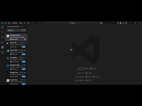 PlatformIO IDE icon not appearing in Visual Studio