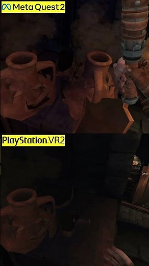 Thief VR Meta Quest 2 vs PlayStation VR2 (PSVR2) Graphics Comparison