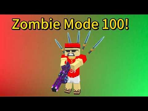 Cops N Robbers: I Destroyed Zombie Mode 100 Alone!