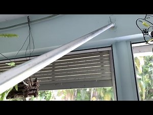 How to crank down roll down shutters