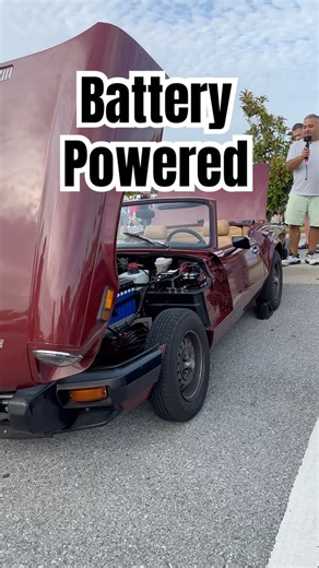 Battery Powered Spitfire😳#CarLover #EV #CarShow