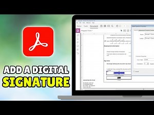 How to Add a Digital Signature Block in PDF for Someone Else to Sign - Create Blank Signature Adobe