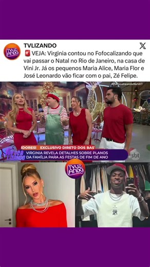 A influenciadora vai antecipar a comemoração e fazer uma super ceia no dia 23/12, em Goiânia, ao lado dos filhos, e tudo indica que Vini também deve marcar presença. O QUE VOCÊS ACHARAM? #virginia #vinijr #zefelipecantor #goiania #natal