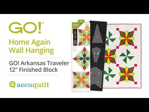 AccuQuilt GO! Arkansas Traveler Die Project Tutorial!