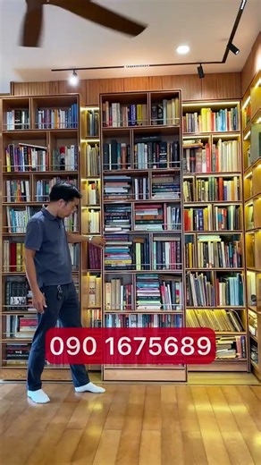 Kệ Sách Gỗ Sồi Tự Nhiên - Hiện Đại, Sang Trọng
