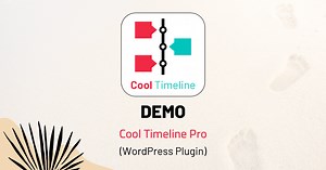 Horizontal Timeline (Modern Design) Demo - Cool Timeline Pro