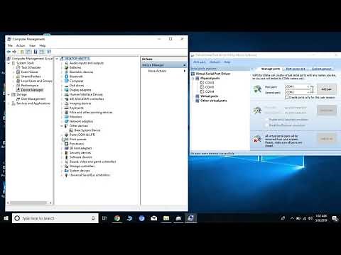 How to create Virtual serial/COM port