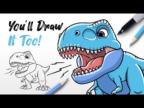 How to draw Trex