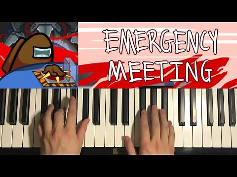 Among Us Song - Emergency Meeting - Random Encounters (Piano Tutorial Lesson)