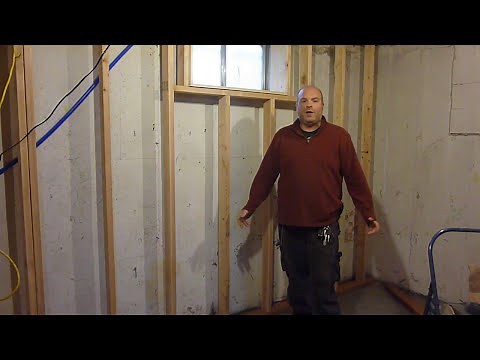 FINISH FRAMING BASEMENT WINDOW FRAME