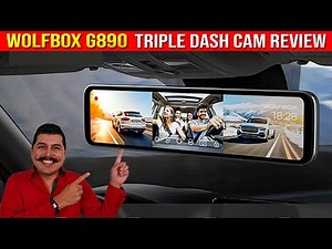 WOLFBOX G890 4K Mirror Dash Cam Review (GPS & Park Mode)