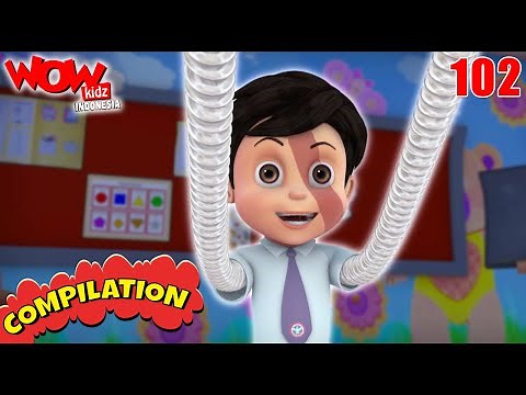 Vir: The Robot Boy In Bahasa | Kartun Anak Anak | Kompilasi 102 | WowKidz Indonesia