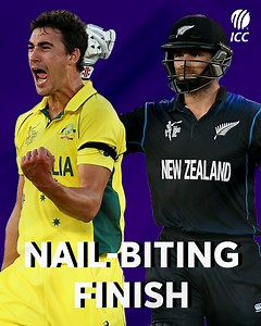 An epic finale at Eden Park 😲 Relive this thrilling finish between New Zealand and Australia from 2015 ICC Cricket World Cup 👀 | ICC - International Cricket Council