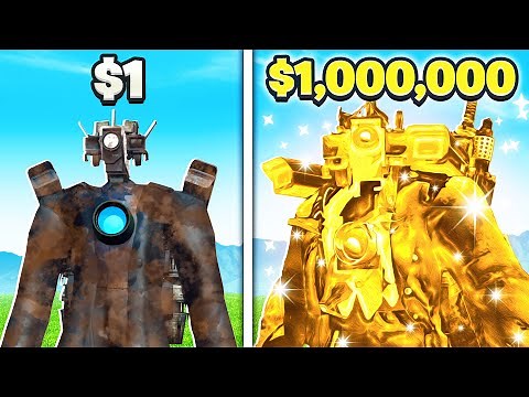 $1 Titan Cameraman vs $1,000,000 Titan Cameraman